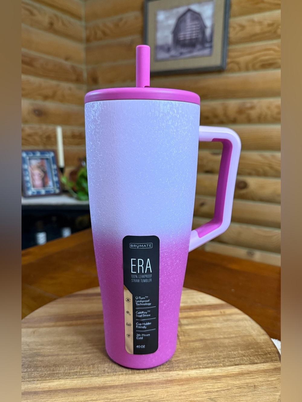FROSTED ROSE Brumate 40oz ERA Straw Tumbler